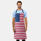American USA Flag Pride Design-76353 Schürze (Getragen)