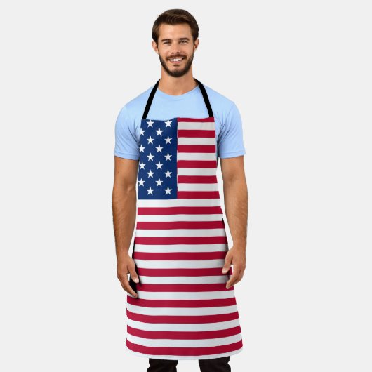 American USA Flag Pride Design-76353 Schürze (Getragen)