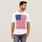 American USA Flag Pride Design-76353 T-Shirt (Vorne ganz)