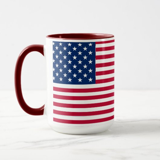 American USA Flag Pride Design-76353 Tasse (Links)