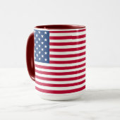 American USA Flag Pride Design-76353 Tasse (Vorderseite Links)