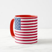 American USA Flag Pride Design-76353 Tasse (Vorderseite Links)