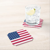 American USA Flag Pride Design-76353 Untersetzer (Vor Ort)