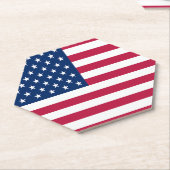 American USA Flag Pride Design-76353 Untersetzer (angewinkelt)