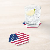 American USA Flag Pride Design-76353 Untersetzer (Vor Ort)