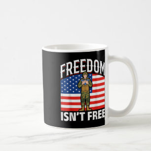 American USA Flag United Staaten Freedom Soldier M Kaffeetasse
