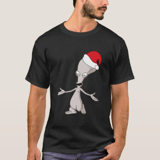 American Vater Roger. Alien in Christmas hat Class T-Shirt