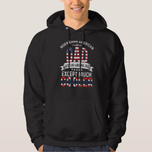 American Vater Vathers Day Papa Norwegen Fla Hoodie