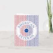 AMERICAN VETERAN "Danke" Anmerkung Dankeskarte (Rückseite)