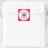 AMERICAN VETERAN Kleine Aufkleber auf dem Platz / (Tasche)