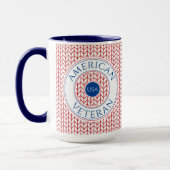 AMERICAN VETERAN Tall Navy Combo Tasse (Links)