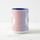 AMERICAN VETERAN Tall Navy Combo Tasse (Zentrum)