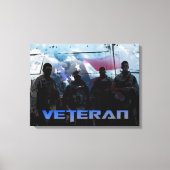 American Veteran Wrapped Canvas Print Leinwanddruck (Vorderseite)