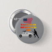 American veterans grey button (Vorne & Hinten)