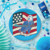 American vibe azure pappteller (Party)
