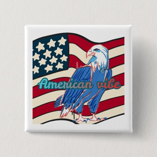 American vibe button (Vorderseite)