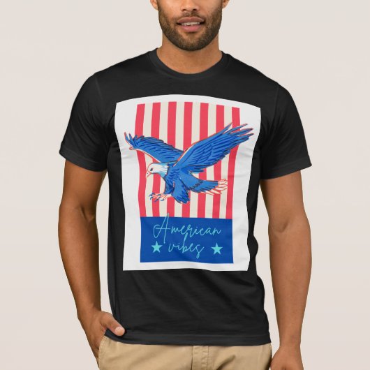 American vibe Men's Basic T - Shirt (Vorderseite)