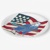 American vibe pappteller (Schrägansicht)