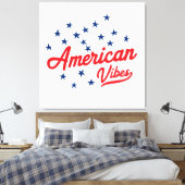 American Vibes Leinwanddruck (Insitu (Schlafzimmer))