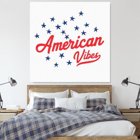American Vibes Leinwanddruck (Insitu (Schlafzimmer))