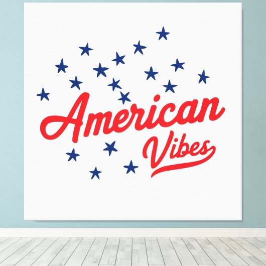 American Vibes Leinwanddruck (Insitu (Holzboden))