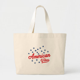 American Vibes Tote Bag Jumbo Stoffbeutel