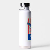 American Vibes Water Bottle - Patriotic & Bold USA Trinkflasche (Rechts)