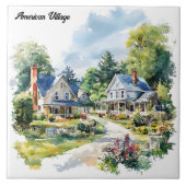 American Village Fliese (Vorderseite)
