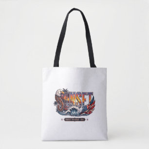 American Vintage Eagle & Flag "SONNENUNTERGANG" We Tasche