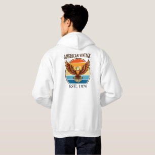 American Vintage Eagle Sunset Est 1970 Kapuzenpull Hoodie