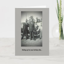 American Vintages Foto Birthday Card
