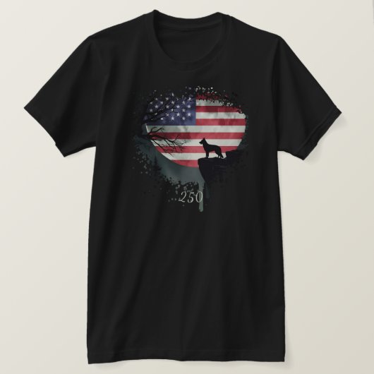 American Watchdog - German Shepherd T-Shirt (Design vorne)