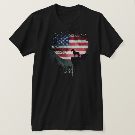 American Watchdog - Irish Terrier T-Shirt (Design vorne)