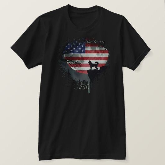 American Watchdog - Siberian Husky T-Shirt (Design vorne)