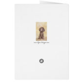 American Water Spanel Malerei - Original Dog Art (Hinten)