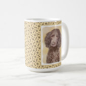 American Water Spanel Malerei - Original Dog Art Kaffeetasse (VorderseiteRechts)