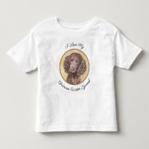 American Water Spanel Malerei - Original Dog Art Kleinkind T-shirt