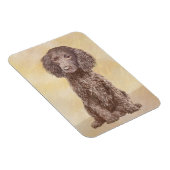 American Water Spanel Malerei - Original Dog Art Magnet (Rechte Seite)