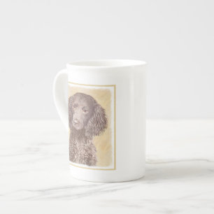 American Water Spanel Malerei - Original Dog Art Porzellantasse