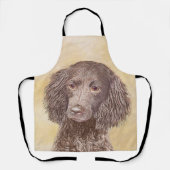 American Water Spanel Malerei - Original Dog Art Schürze (Vorderseite)