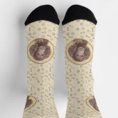 American Water Spanel Malerei - Original Dog Art Socken (Oben)