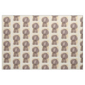 American Water Spanel Malerei - Original Dog Art Stoff (Fat Quarter (45,7 x 55,9 cm))