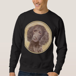 American Water Spanel Malerei - Original Dog Art Sweatshirt