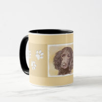 American Water Spanel Malerei - Original Dog Art