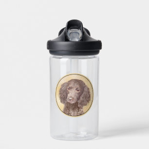 American Water Spanel Malerei - Original Dog Art Trinkflasche