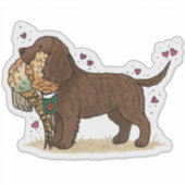 American Water Spaniel Auto-Aufkleber Aufkleber (Vorderseite)