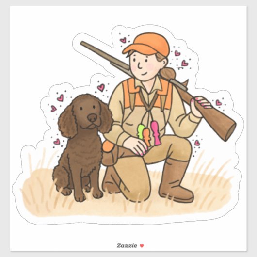 American Water Spaniel Auto-Aufkleber Aufkleber (Blatt)