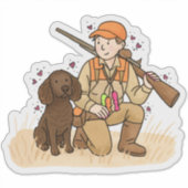 American Water Spaniel Auto-Aufkleber Aufkleber (Vorderseite)