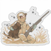 American Water Spaniel Auto-Aufkleber Aufkleber (Vorderseite)