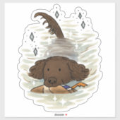American Water Spaniel Auto-Aufkleber Aufkleber (Blatt)